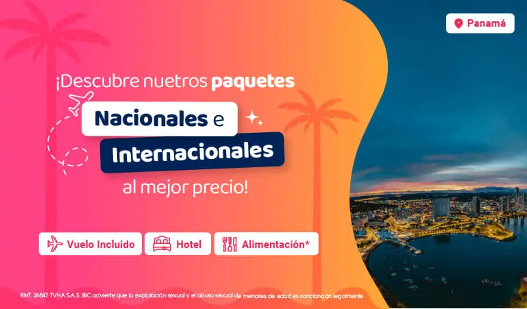 Paquetes nacionales e internacionales